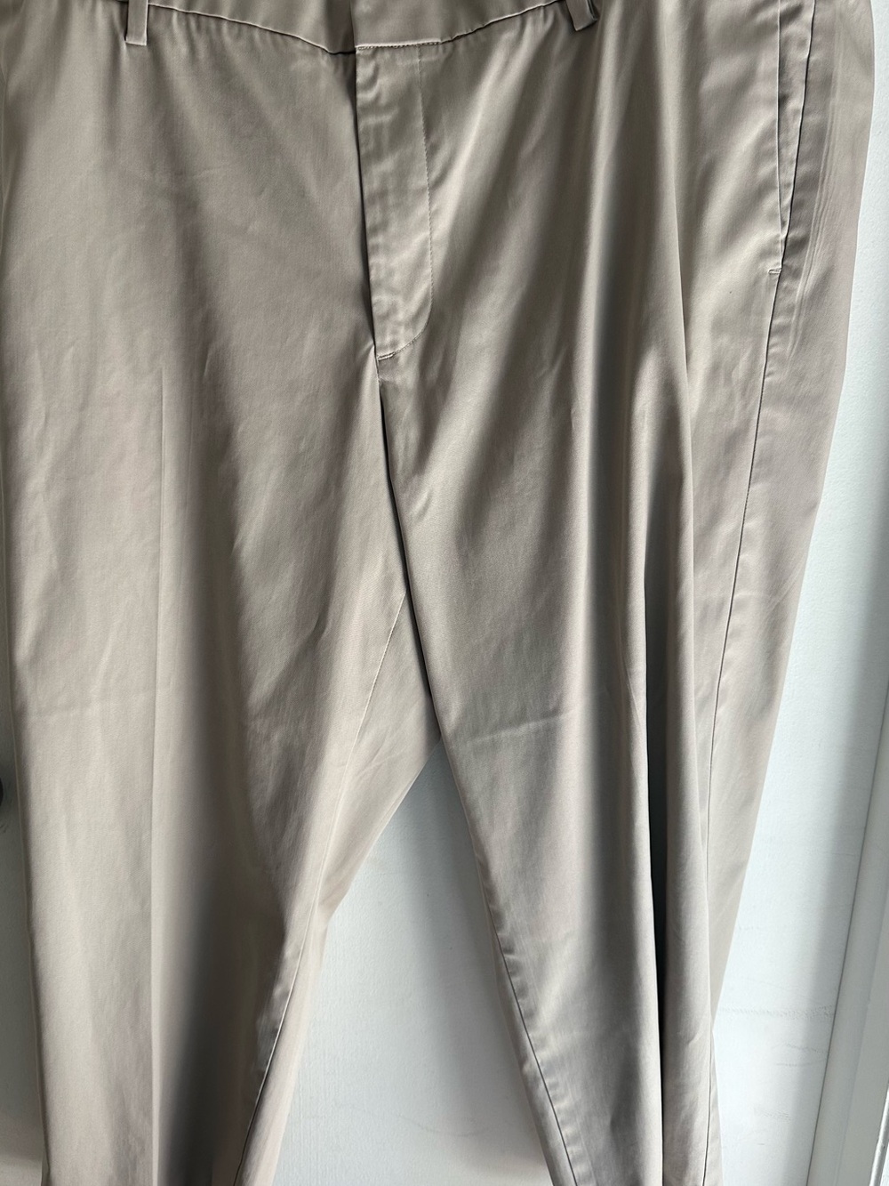 Dockers Mens Khaki Pants 40x30 Straight Fit Stretch Chino Beige Tan Flat Front